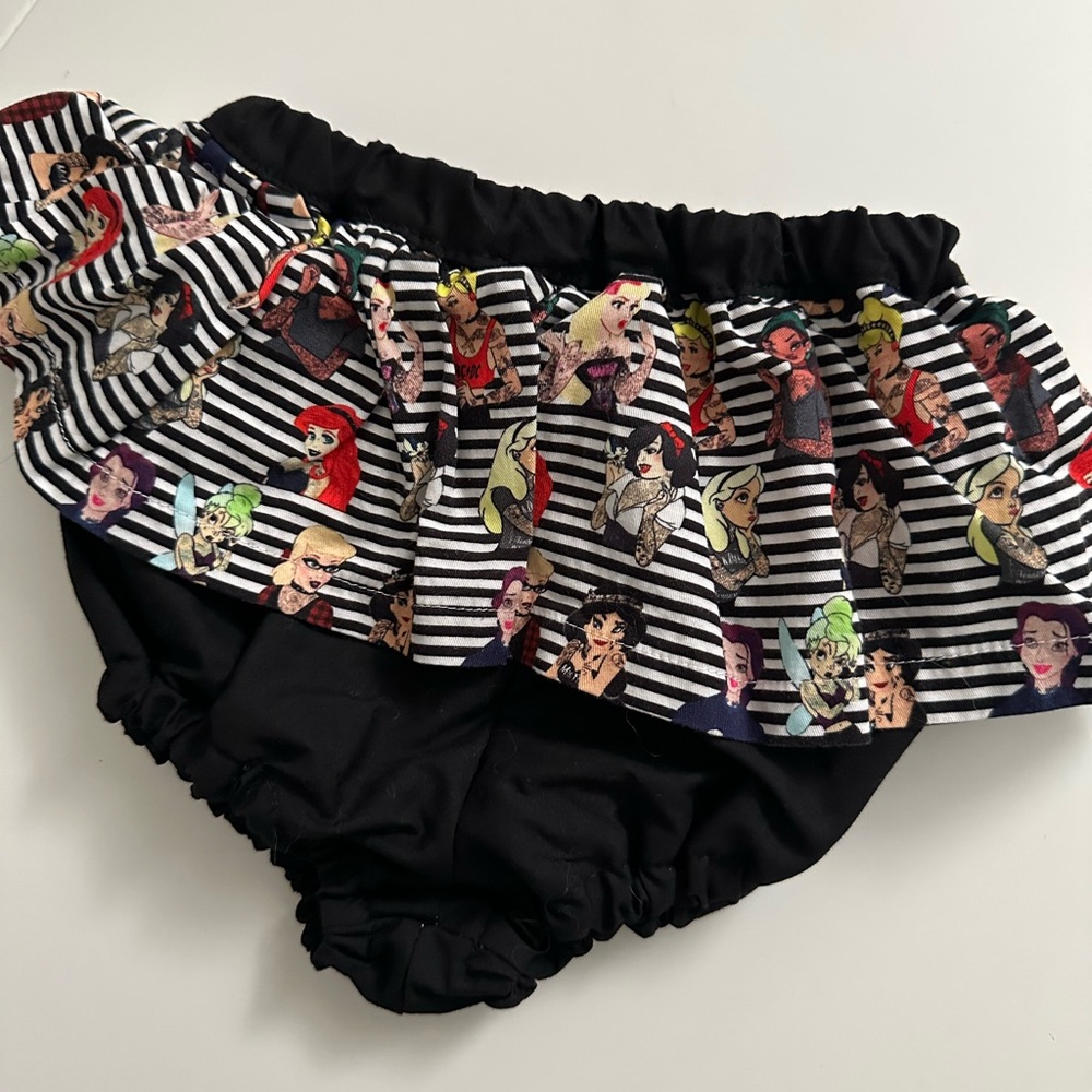 Tattooed Disney Princess Baby Bottoms